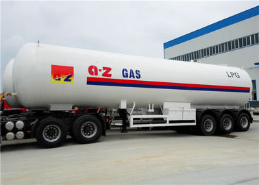 China 3 Axle 50000 L LPG Tank Semi Trailer 50M3 25T 56M3 Volume Customized ISO 9001 Approved supplier