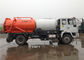 HOWO 6 Wheels 4000L Water Sewage Tank Truck + 4000L Fecal Suction Truck 8000L supplier