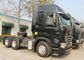 SINOTRUK HOWO A7 Tractor Head , Heavy Duty 420 HP Prime Mover 6x4 Tractor Head supplier