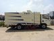 HOWO LHD 4000 L Dustbin Street Sweeper Truck , Road Cleaning Truck Wet Type / Dry Type supplier