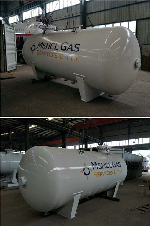 20m3 LP Gas Storage Tanks , 10 Ton 20000 Liter LPG Gas Tank For Transport