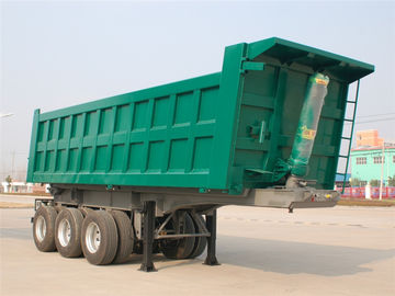 China Carbon Steel T700 Heavy Duty Semi Trailers 3 Axle 26M3 - 30M3 30t 40 Ton 50T Dump Trailer supplier