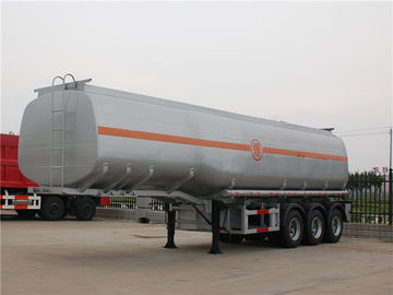 China Carbon Steel Fuel Tanker Semi Trailer 3 Axle 42000L 42M3 42cbm Oil Tank Trailer supplier