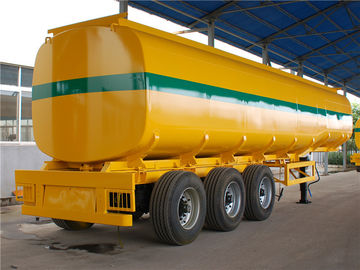 China Oil Tanker Truck Trailer 3 Axle 45000 L 50M3 50cbm Carbon Steel Fuel Tanker Semi Trailer supplier