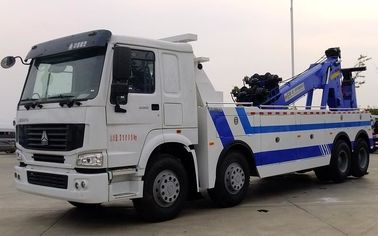 China Howo 8x4 371hp Wrecker Tow Truck Heavy Duty Type 4 Axles 12 Wheels 25 Tons supplier