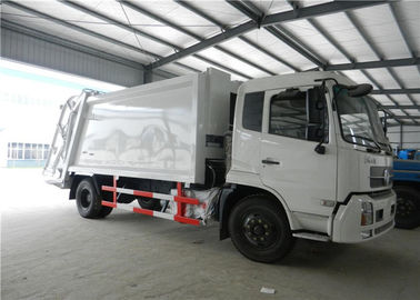 China Euro II Dongfeng Garbage Compactor Truck 6 Wheels 4cbm For Household Waste supplier