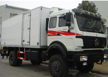 China Howo 4x2 5 Ton Refrigerated Truck , Refrigerated Delivery Van With Hook supplier