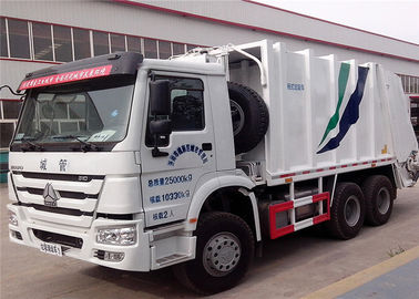 China SINOTRUK HOWO 6X4 Garbage Compactor Truck 16 cbm 10 Wheels For Waste Collect supplier