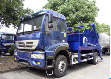 China SINOTRUK HOWO 4X2 5CBM Swing Arm Garbage Truck For Urban Garbage Clean Up supplier