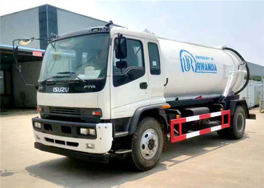 China ISUZU 4x2 Tanker Truck Trailer 6 Wheels 8M3 8000L Vacuum Sewage Tank Truck supplier