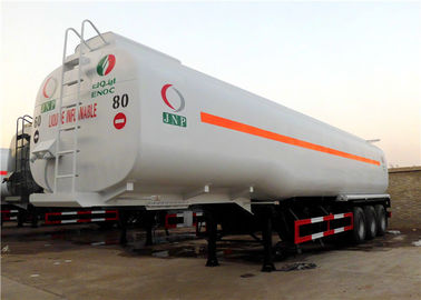 China 60M3 Oil Transport  Tanker Semi Trailer , Fuel Tank Trailer Heavy Duty 3 Axle 60000L supplier