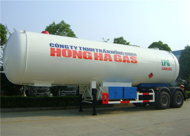 China 2 Axle 40000L 40M3 20 Ton LPG Gas Tank Trailer , 56M3 LPG Tank Semi Trailer supplier