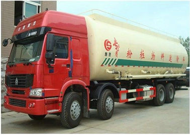 China Howo 8x4 Dry Cement Truck , Reliable Cement Transport Truck Axle Optional supplier