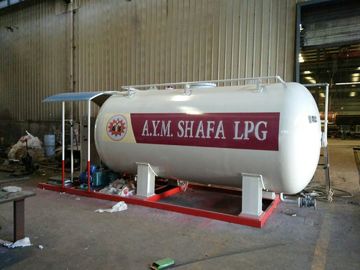 China 20000L LPG Gas Storage Tank 20m3 Filling Station 10 Ton With Double Nozzle Dispenser supplier