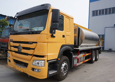 China Sinotruk 6x4 16M3 Asphalt Tanker Truck , 16 CBM Bitumen Sprayer Truck DFL1160BX6 supplier