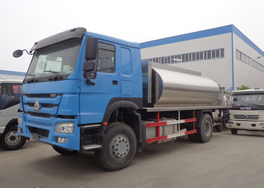 China HOWO 10MT Asphalt Patch Truck 4x2 6x4 8x4 With Stainless Steel Aluminum Tank supplier