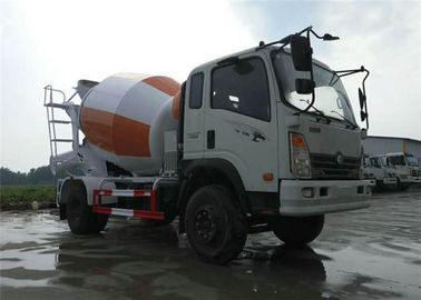 China Mobile Concrete Mixer Truck 4x2 6 Wheels 6m3 Cement Mixer Drum For Sinotruk supplier