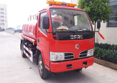 China 4x2 4000 Litres Water Tanker Fire Truck 2 Axles For Fire Fighting / Emergency Rescue supplier