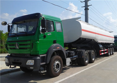 China Beibei / HOWO Tractor Truck + 3 axle 42000L 45000 L 50000 L Oil Tanker / Fuel Tank Truck Trailer supplier