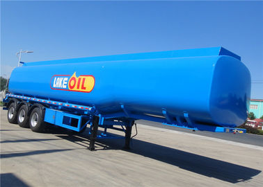 China 3 Axles 45000 50000 liters Steel Aluminum Oil Delivery Tanker Diesel Fuel Tanker Tank Semi Trailer supplier