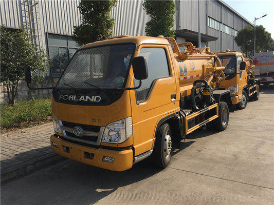 Buy Forland 4x2 5000L Tanker Truck Trailer 2 Axles 5m3 Sewage Suction Truck online manufacture