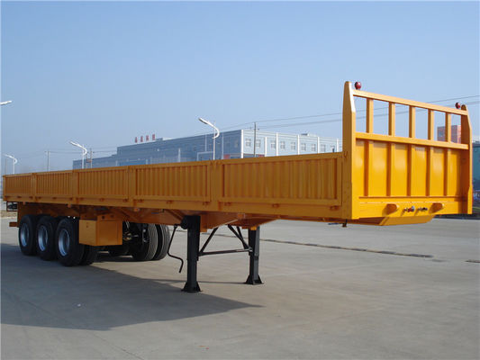 comprar los 40ft 3 remolques resistentes del árbol semi 45 toneladas 50 toneladas de Dropside del descenso de la pared del lado de remolque semi Fabricación en línea