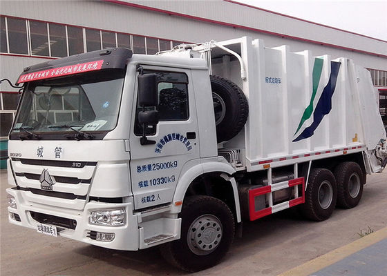 Buy SINOTRUK HOWO 6X4 Garbage Compactor Truck 16 cbm 10 Wheels For Waste Collect online manufacture