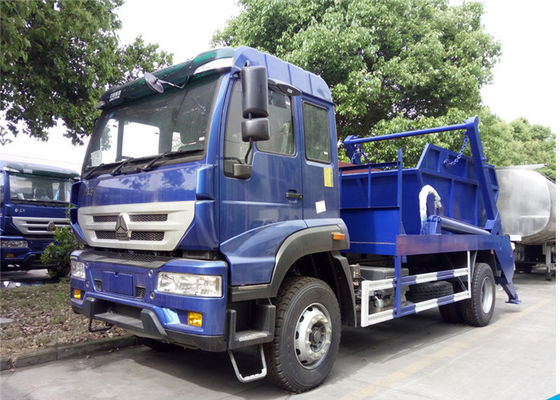 Mua SINOTRUK HOWO 4X2 5CBM Swing Arm Garbage Truck Để làm sạch rác thải đô thị sản xuất trực tuyến
