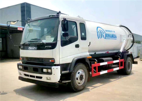 kaufen Tanklastzug-Anhänger 6 ISUZUS 4x2 dreht Abwasser-Tankwagen 8M3 8000L Vakuum Online-Herstellung