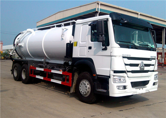 kaufen Staub saugen Sie Räder 16000L des Abwasser-Tanklastzug-Anhänger-10 für Sinotruk HOWO Online-Herstellung