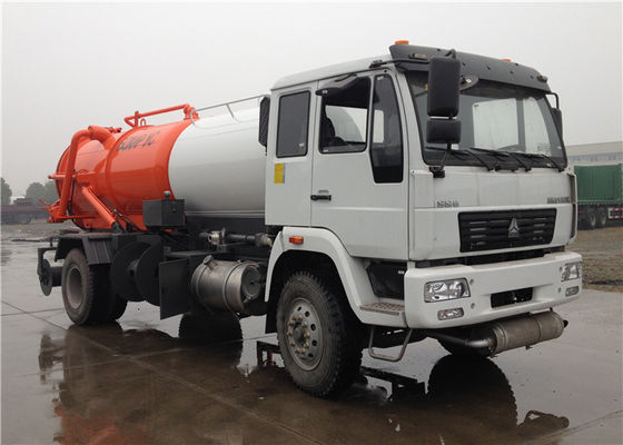 Beli HOWO 6 Roda 4000L Air Sewage Tank Truck + 4000L Fecal Suction Truck 8000L pembuatan online