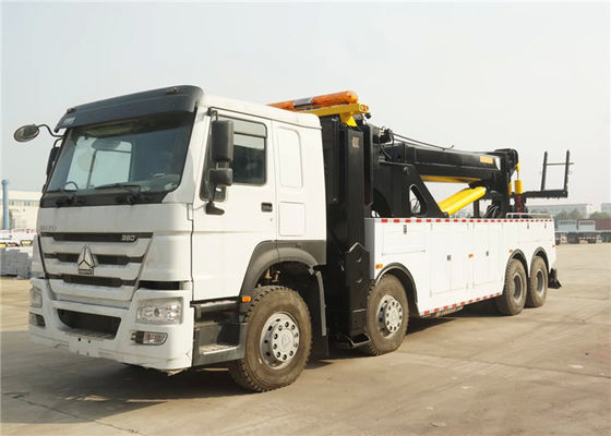 Buy 50T Road Wrecker Tow Truck 12 Wheels 8x4 371hp 50 tons Left / Right Hand Drive online manufacture