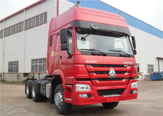 Beli SINOTRUK HOWO 10 Wheeler Tractor Head 6x4 420HP 371HP Tugas Berat Prime Mover pembuatan online