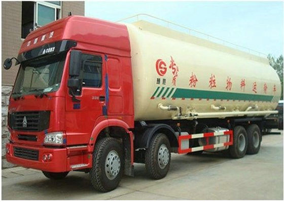 Buy Howo 8x4 Dry Cement Truck , Reliable Cement Transport Truck Axle Optional online manufacture