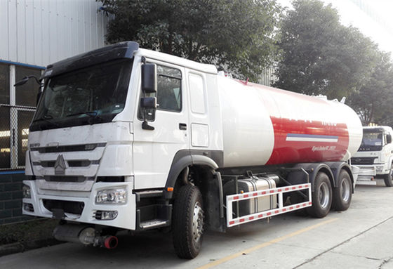 comprar Caminhão de cauda cortada 20M3 20000L do LPG da roda de HOWO 6x4 10 para encher os cilindros de gás do LPG Fabricação em linha
