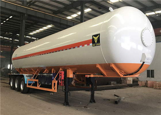 kaufen 3 der Achsen-50000l 50m3 der harten Beanspruchung Anhänger halb, Vietnam 56000l 25 Tonnen Lpg-Behälter-Anhänger- Online-Herstellung