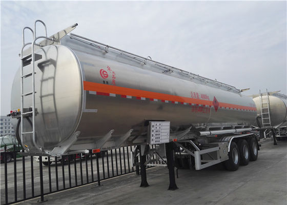 comprar 45000 litros de aluminio de la aleación de gasolina del petrolero de remolque semi, buque de petróleo, depósitos de gasolina de aluminio del camión Fabricación en línea