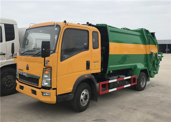 Buy HOWO 4X2 8m3 Garbage Compactor Truck 5tons Waste Collector Truck Compressed Garbage Truck online manufacture
