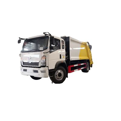 購入 HOWO 4X2 8m3の廃物のコンパクターのトラック5tonsの無駄のコレクターのトラックはごみ収集車を圧縮しました オンライン製造