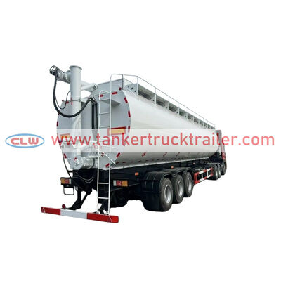 Buy Factory Supply 30tons 30cbm 60000 Liters Bulk Feed Tanker Trailer for Poultry Farms online manufacture
