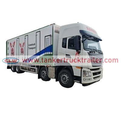 Купить Фабрика поставки Dongfeng 9,5 метров Алюминиевый сплав 8x4 Транспортное средство для перевозки скота Производство в сети