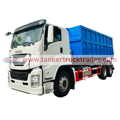 comprar ISUZU GIGA 6X4 20TON Carrinho de lixo para coleta de recipientes de resíduos desmontáveis Fabricação em linha