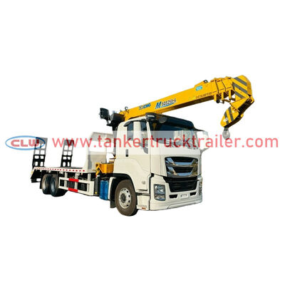 Beli ISUZU GIGA 20 Ton 6x4 Flatbed Truck untuk Mesin Konstruksi pembuatan online