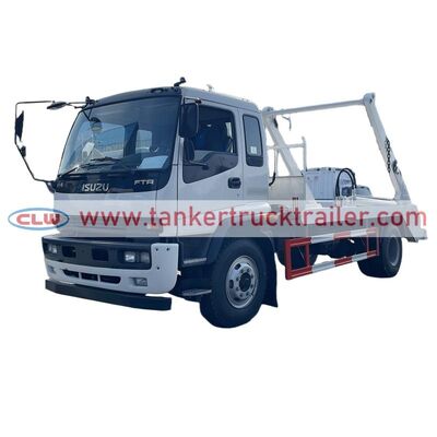 شراء إيزوزو 4X2 10CBM شاحنة نفايات الصرف الصحي لمحطة نقل النفايات تصنيع عبر الإنترنت