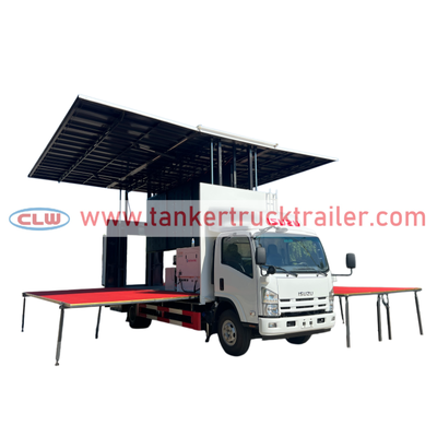 comprar ISUZU 4X2 P4 Full Color LED Stage Truck para eventos de transmissão ao vivo Fabricação em linha