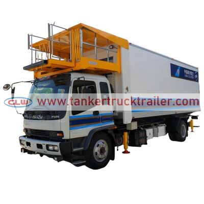 comprar ISUZU 4X2 Camión de catering para aeronaves para servicios en tierra en aeropuertos Fabricación en línea