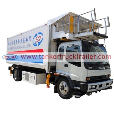 kaufen ISUZU 4X2 Kühl-Flughafen-Catering-Lkw für den Luftverkehr Online-Herstellung