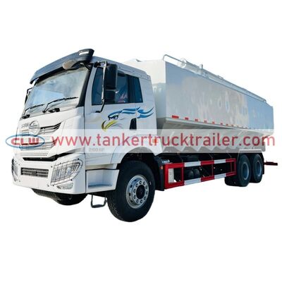 acheter FAW 6X4 35CBM Chariot hydraulique pour l'alimentation en vrac des volailles fabrication en ligne