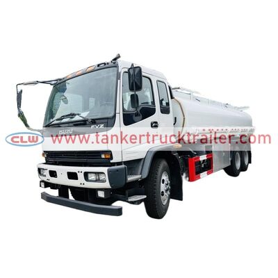 Buy ISUZU 6X4 15ton Stainless Steel Milk Tank Truck for Fresh Milk Delivery online manufacture