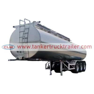 satın al Çiğ Süt Teslimatı için 3 Akslı 30CBM Süt Tankı Yarı Römork Çevrimiçi üretim